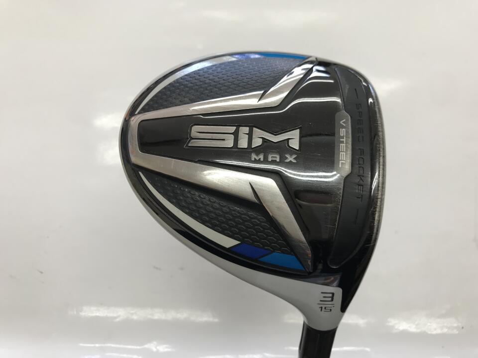 【中古】テーラーメイド SIM MAX フェアウェイウッド 3W 15&deg; SRフレックス 43.0インチ ヘッドカバーあり TENSEI BLUE TM50 Cランク 右利き用 Taylormade ゴルフクラブ シムマックス ゴルフドゥ ゴルフ用｜ゴルフ ドゥ 中古クラブ店 12,080円