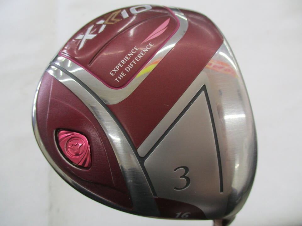 【中古】【訳あり】【レディースモデル】ダンロップ XXIO LADIES ボルドー フェアウェイウッド 3W 16° Aフレックス 42.0インチ ヘッドカバーあり MP1100L ボルドー Dランク 右利き用 DUNLOP ゴルフク