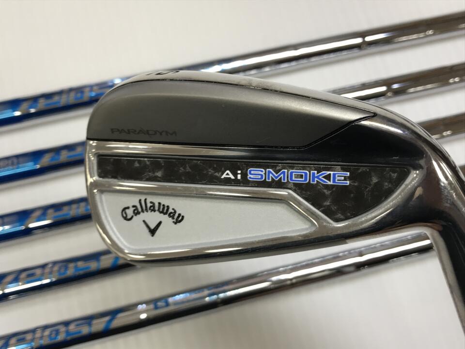 【中古】キャロウェイ PARADYM Ai SMOKE アイアンセット Sフレックス 37.75インチ NSプロ Zelos 7 Cランク 右利き用 Callaway ゴルフクラブ パラダイムAiスモーク ゴルフドゥ ゴルフ用品 GOLF DO 中古ゴル 55,056円