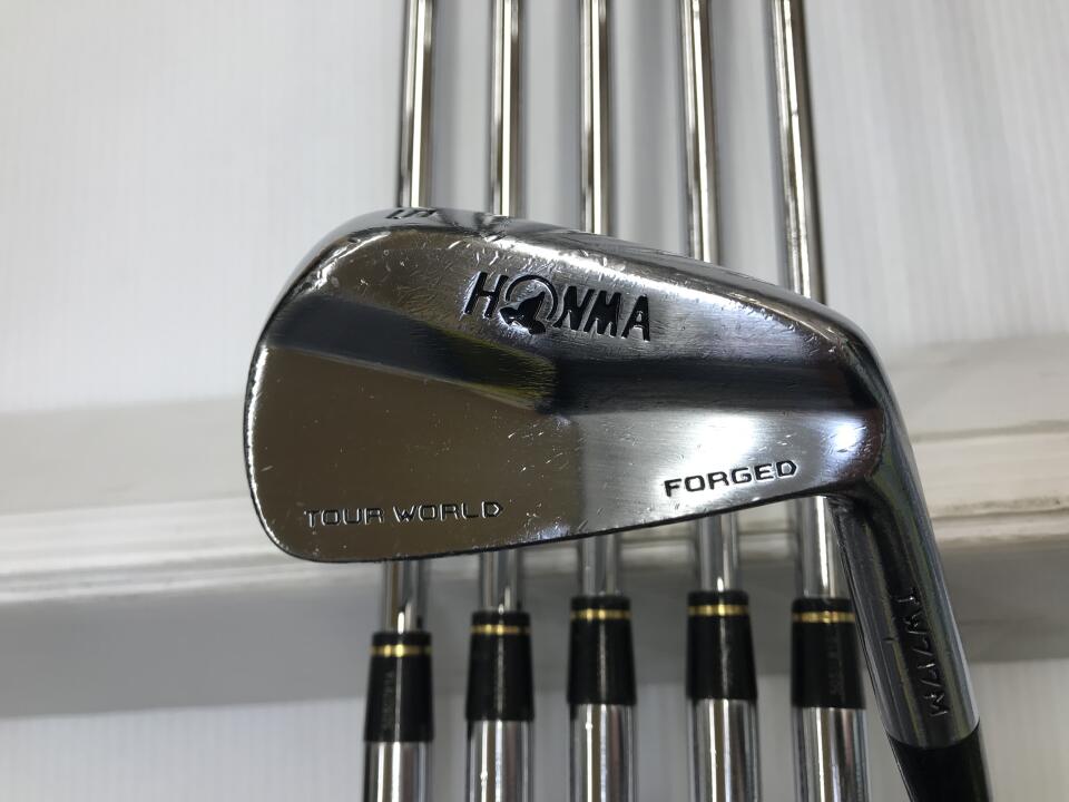 【中古】ホンマゴルフ ツアーワールド TW717M アイアンセット S200フレックス 37.75インチ ダイナミックゴールド Dランク 右利き用 ゴルフクラブ ゴルフドゥ ゴルフ用品 GOLF DO 中古ゴルフクラブ