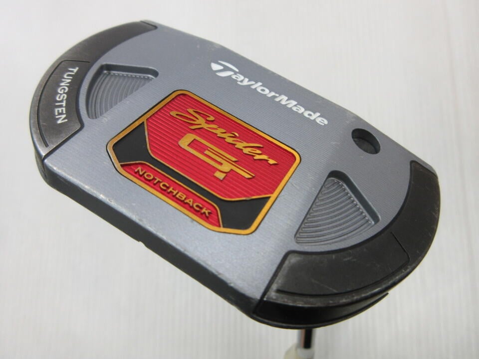 【中古】【訳あり】テーラーメイド Spider GT NOTCHBACK パター 33.0インチ ヘッドカバーあり オリジナルスチール Dランク 右利き用 Taylormade ゴルフクラブ ゴルフドゥ ゴルフ用品 GOLF DO 中古ゴルフ