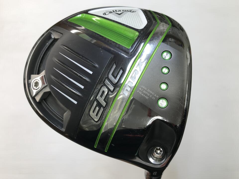 【中古】キャロウェイ EPIC MAX ドライバー 9° Sフレックス 45.25インチ ヘッドカバーあり Speeder 569Evolution ? リシャフト品 Cランク 右利き用 Callaway ゴルフクラブ エピックマックス ゴルフドゥ 18,322円