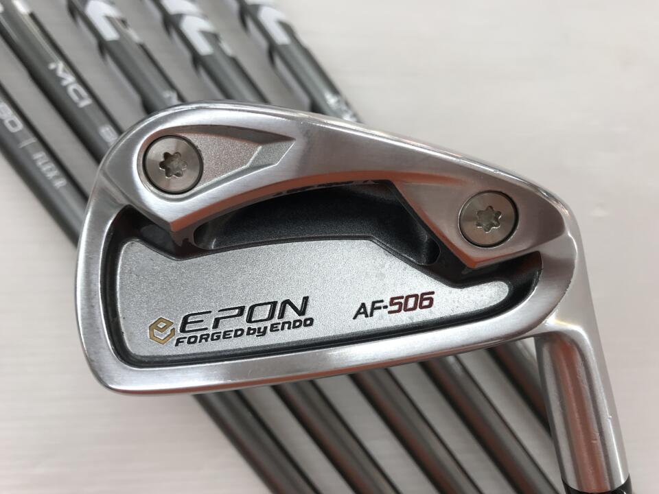 楽天市場】【中古】エポン AF-506 アイアンセット Rフレックス 38.0
