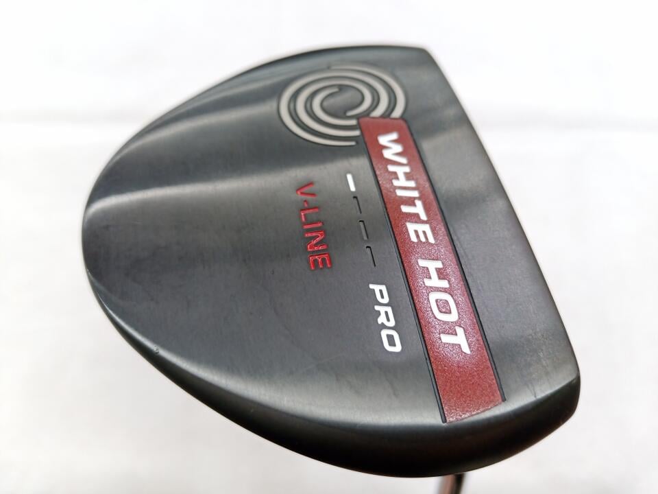 【中古】オデッセイ ホワイト ホット プロ 2.0 ブラック V-LINE パター 33.0インチ オリジナルスチール Cランク 右利き用 ODYSSEY ゴルフクラブ ゴルフドゥ ゴルフ用品 GOLF DO 中古ゴルフクラブ