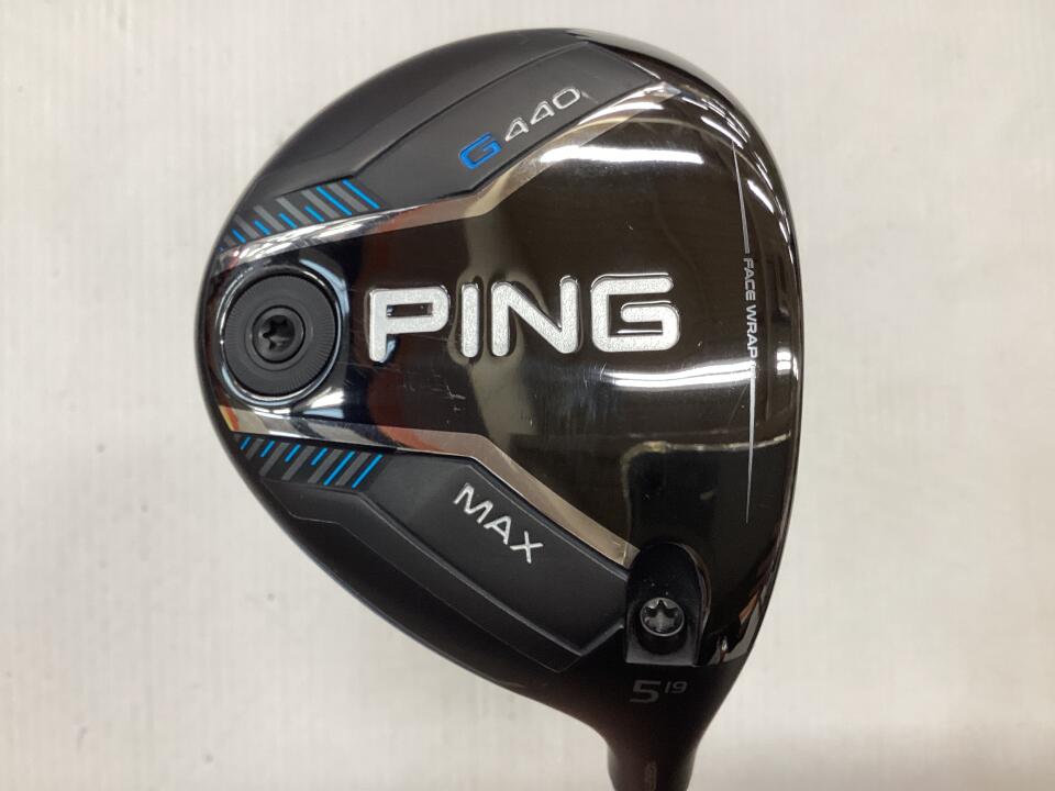 【中古】ピン G440 MAX フェアウェイウッド 5W 19° Sフレックス 42.0インチ ヘッドカバーあり ATTAS 11 6 リシャフト品 Bランク 右利き用 PING ゴルフクラブ G440マックス ゴルフドゥ ゴルフ用品 GOLF DO