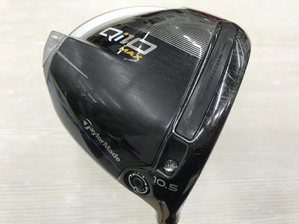 【中古】テーラーメイド Qi10 MAX ドライバー 10.5° Sフレックス 45.25インチ ヘッドカバーあり Diamana BLUE TM50 Cランク 右利き用 Taylormade ゴルフクラブ Qi10マックス ゴルフドゥ ゴルフ用品 GOLF DO 中