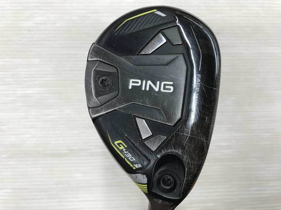 【中古】ピン G430 ユーティリティ 22° SRフレックス 39.75インチ ヘッドカバーあり ALTA J CB BLACK Cランク 右利き用 PING ゴルフクラブ ゴルフドゥ ゴルフ用品 GOLF DO 中古ゴルフクラブ 24,307円