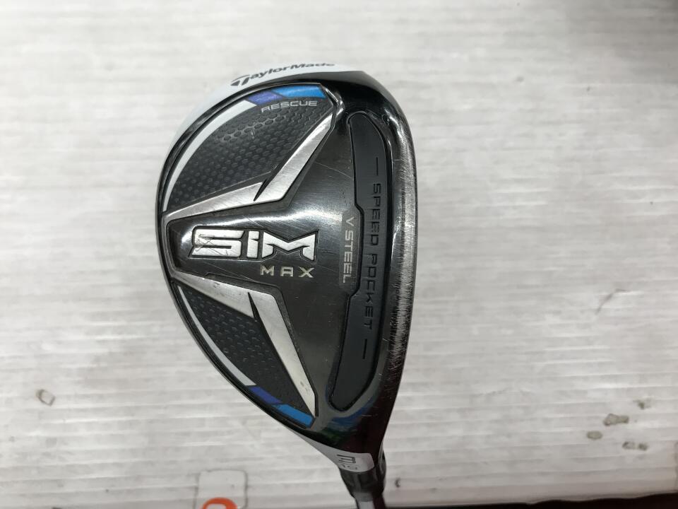 【中古】テーラーメイド SIM MAX ユーティリティ 19° Sフレックス 40.0インチ ヘッドカバーあり KBS MAX85 JP Dランク 右利き用 Taylormade ゴルフクラブ シムマックス ゴルフドゥ ゴルフ用品 GOLF DO 中