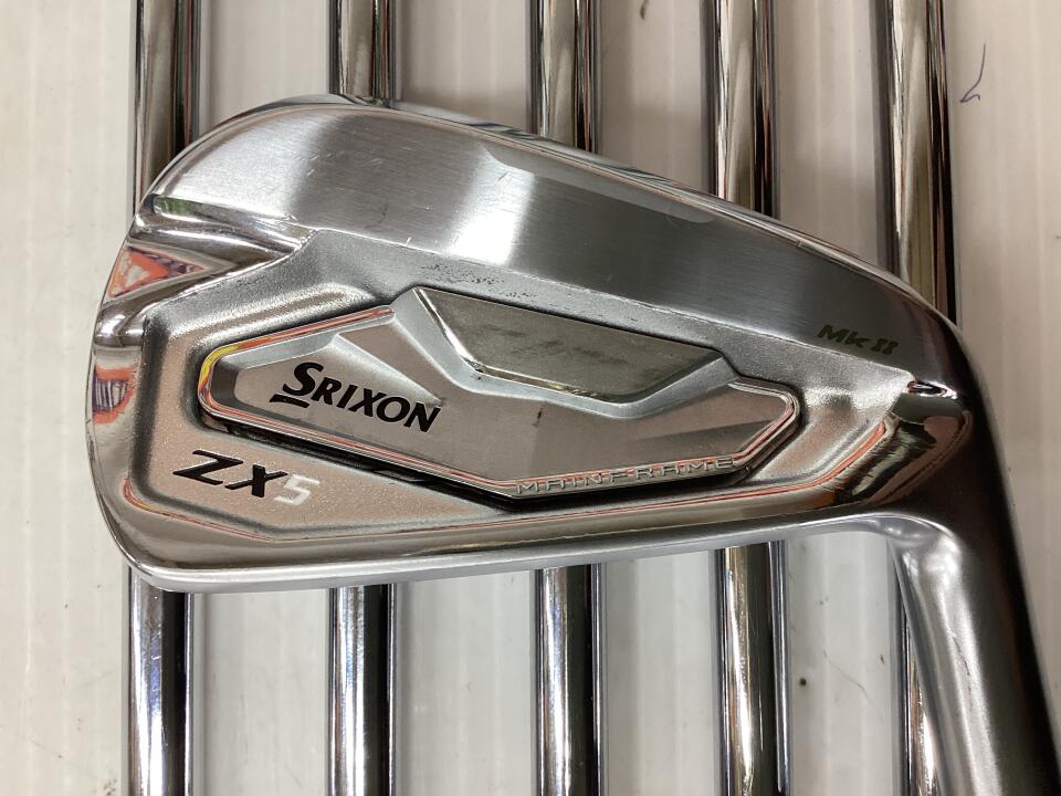 【中古】ダンロップ SRIXON ZX5 Mk2 アイアンセット S200フレックス 38.0インチ ダイナミックゴールド D.S.T.(NEWデザイン) Cランク 右利き用 DUNLOP ゴルフクラブ スリクソンZX5 MK2 ゴルフドゥ ゴルフ用