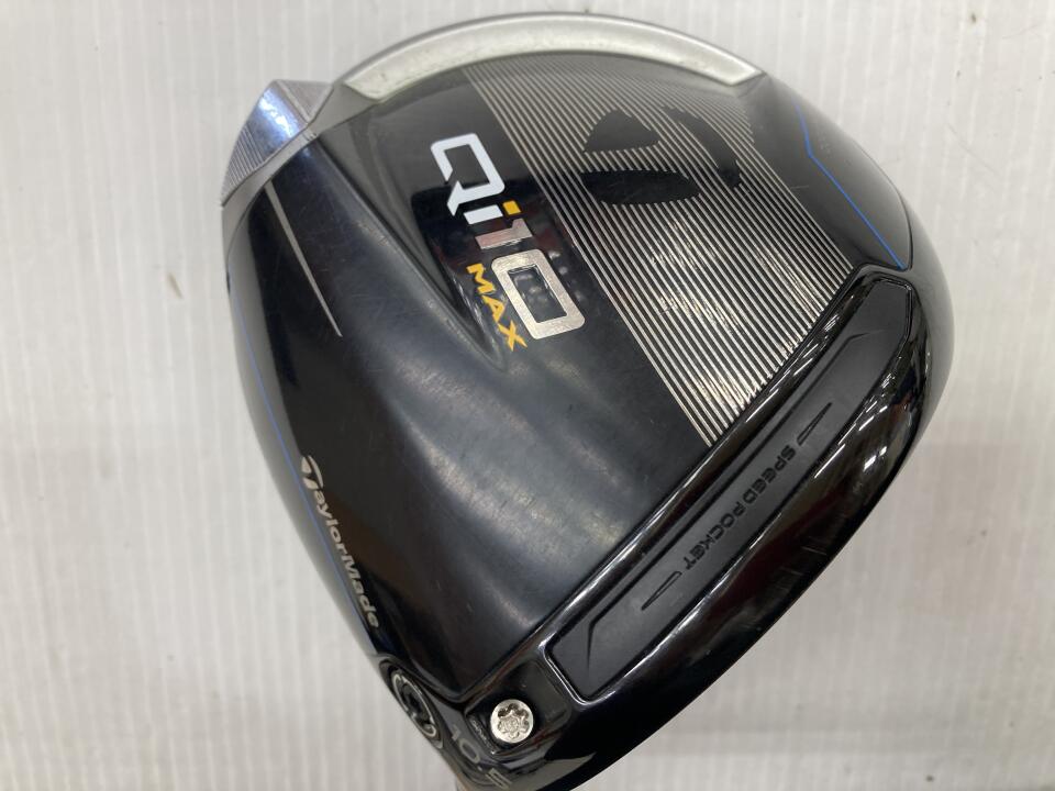 【中古】テーラーメイド Qi10 MAX ドライバー 10.5° SRフレックス 45.25インチ ヘッドカバーあり Diamana BLUE TM50 Cランク 右利き用 Taylormade ゴルフクラブ Qi10マックス ゴルフドゥ ゴルフ用品 GOLF DO