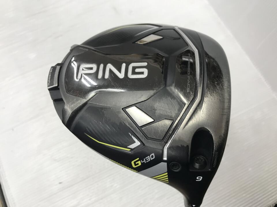 【中古】ピン G430 MAX ドライバー 9° SXフレックス 45.0インチ ヘッドカバーあり The ATTAS V2 6 リシャフト品 Dランク 右利き用 PING ゴルフクラブ G430マックス ゴルフドゥ ゴルフ用品 GOLF DO 中古ゴ