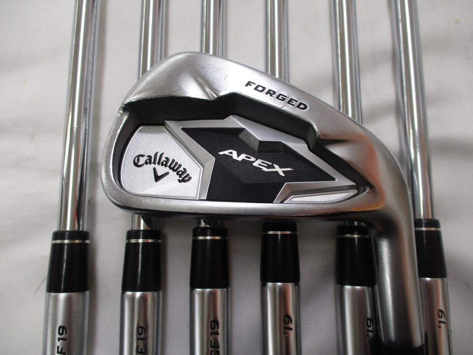 【中古】キャロウェイ APEX 2019 US アイアンセット 23.5° Rフレックス 38.0インチ ELEVATE 95 Cランク 右利き用 Callaway ゴルフクラブ エイペックス2019 ゴルフドゥ ゴルフ用品 GOLF DO 中古ゴルフクラブ