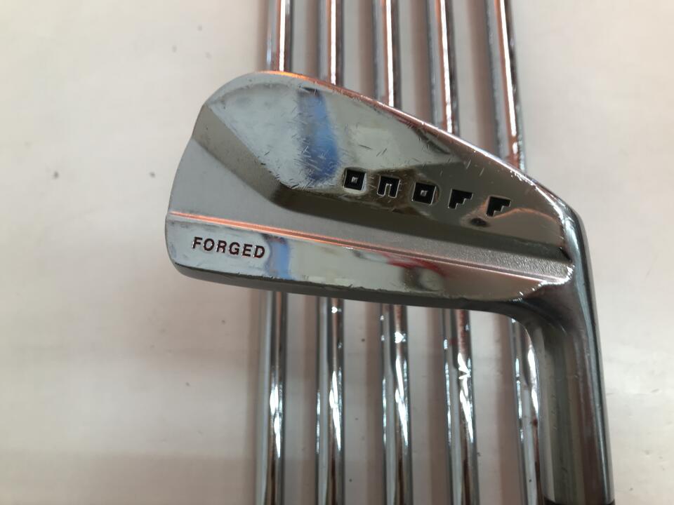 【中古】グローブライド ONOFF FORGED KURO 2019 アイアンセット Xフレックス 38.0インチ NSプロ MODUS 3 SYSTEM 3 TOUR 125 Cランク 右利き用 GLOBERIDE ゴルフクラブ オノフフォージド ゴルフドゥ ゴルフ用品