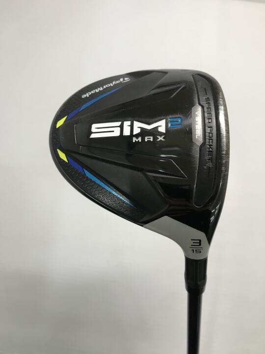 【中古】テーラーメイド SIM2 MAX フェアウェイウッド 3W 15° Sフレックス 43.25インチ ヘッドカバーあり TENSEI BLUE TM50(SIM2) Cランク 右利き用 Taylormade ゴルフクラブ シム2マックス ゴルフドゥ ゴル
