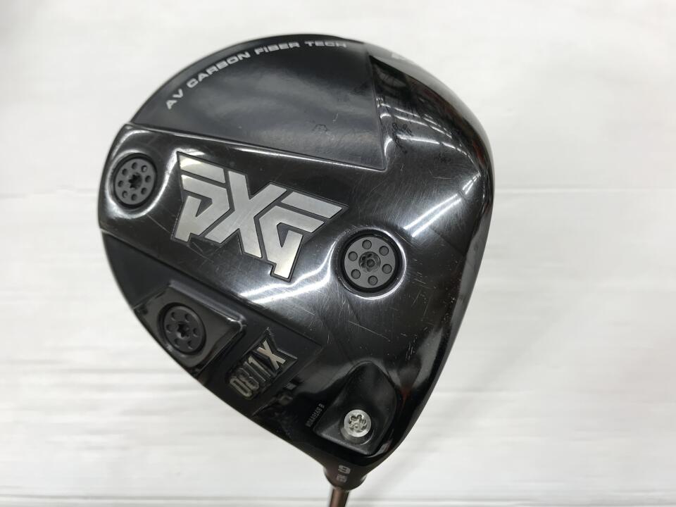 【中古】パーソンズエクストリームゴルフ 0811X GEN4 ドライバー 9° Sフレックス 45.75インチ ヘッドカバーあり NSﾌﾟﾛ　ＧＴ５００ リシャフト品 Cランク 右利き用 PXG ゴルフクラブ ゴルフド