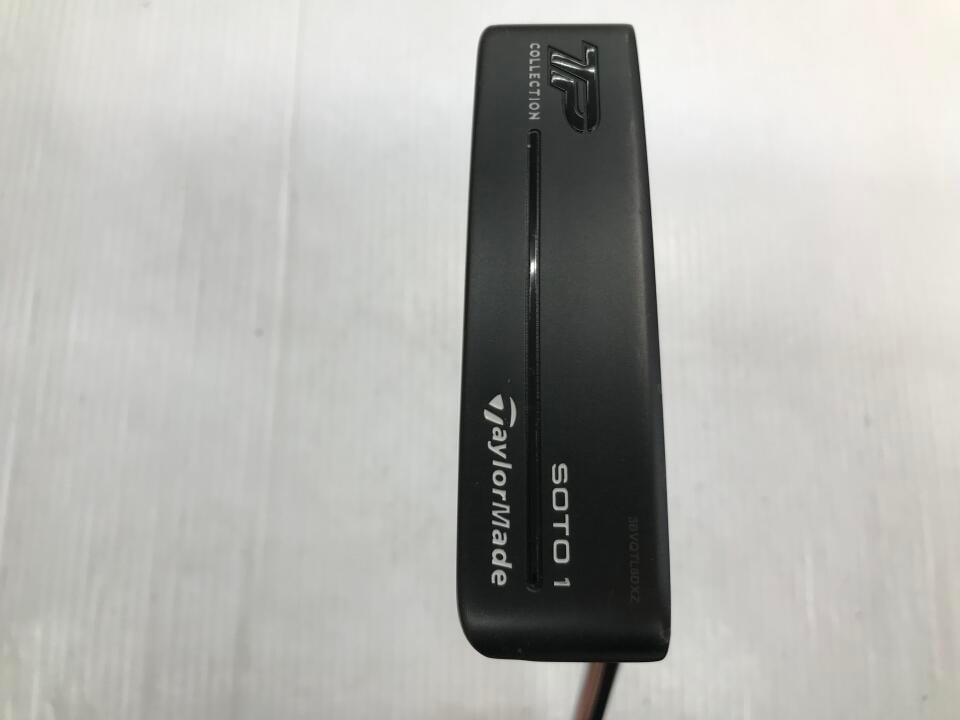 【中古】テーラーメイド TP COLLECTION BLACK SOTO 1 パター 33.0インチ ヘッドカバーあり オリジナルスチール Cランク 右利き用 Taylormade ゴルフクラブ ゴルフドゥ ゴルフ用品 GOLF DO 中古ゴルフクラ