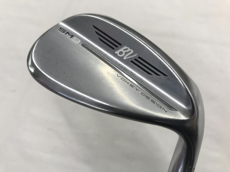 【中古】タイトリスト VOKEY SM9 ツアークローム ウェッジ 56° S200フレックス 35.25インチ デザインチューニングDGツアーイシュー リシャフト品 Cランク 右利き用 Titleist ゴルフクラブ ボーケイSM
