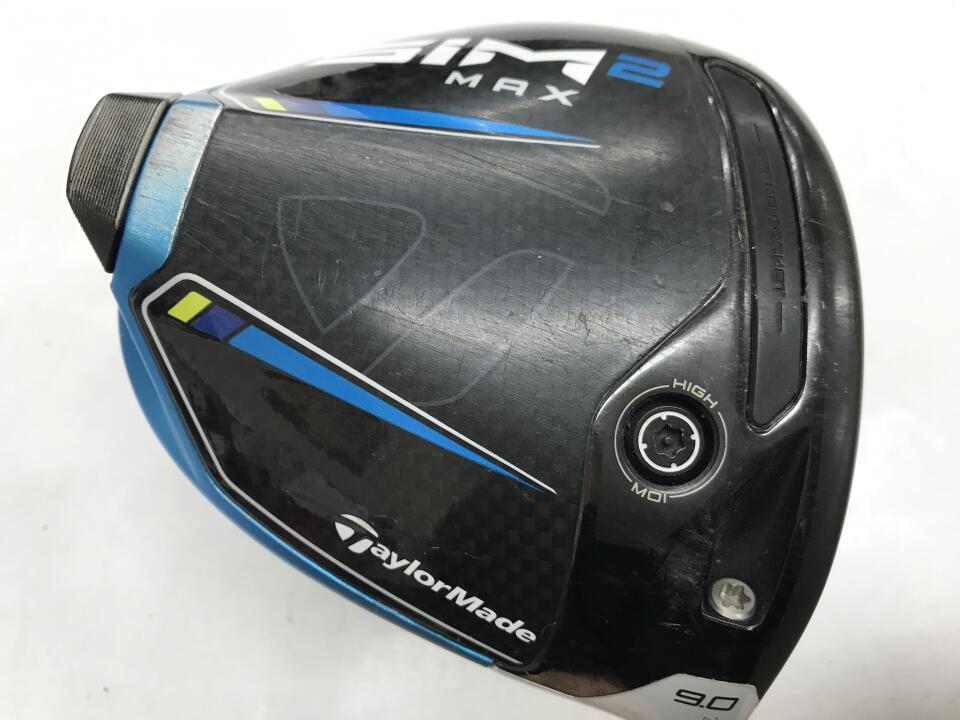 【中古】テーラーメイド SIM2 MAX ドライバー 9° Sフレックス 45.5インチ ヘッドカバーあり ツアーAD HD-6 Dランク 右利き用 Taylormade ゴルフクラブ シム2マックス ゴルフドゥ ゴルフ用品 GOLF DO 中