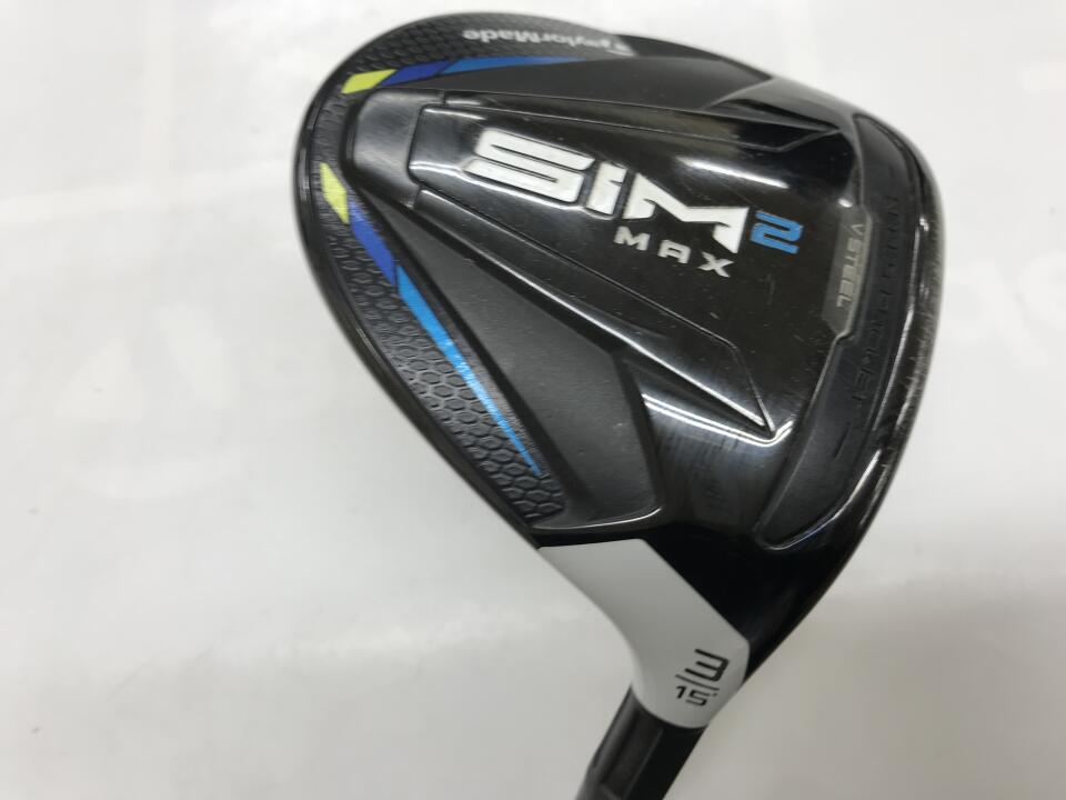 【中古】テーラーメイド SIM2 MAX フェアウェイウッド 3W 15° Sフレックス 43.0インチ ヘッドカバーあり ディアマナ TB60 Dランク 右利き用 Taylormade ゴルフクラブ シム2マックス ゴルフドゥ ゴルフ