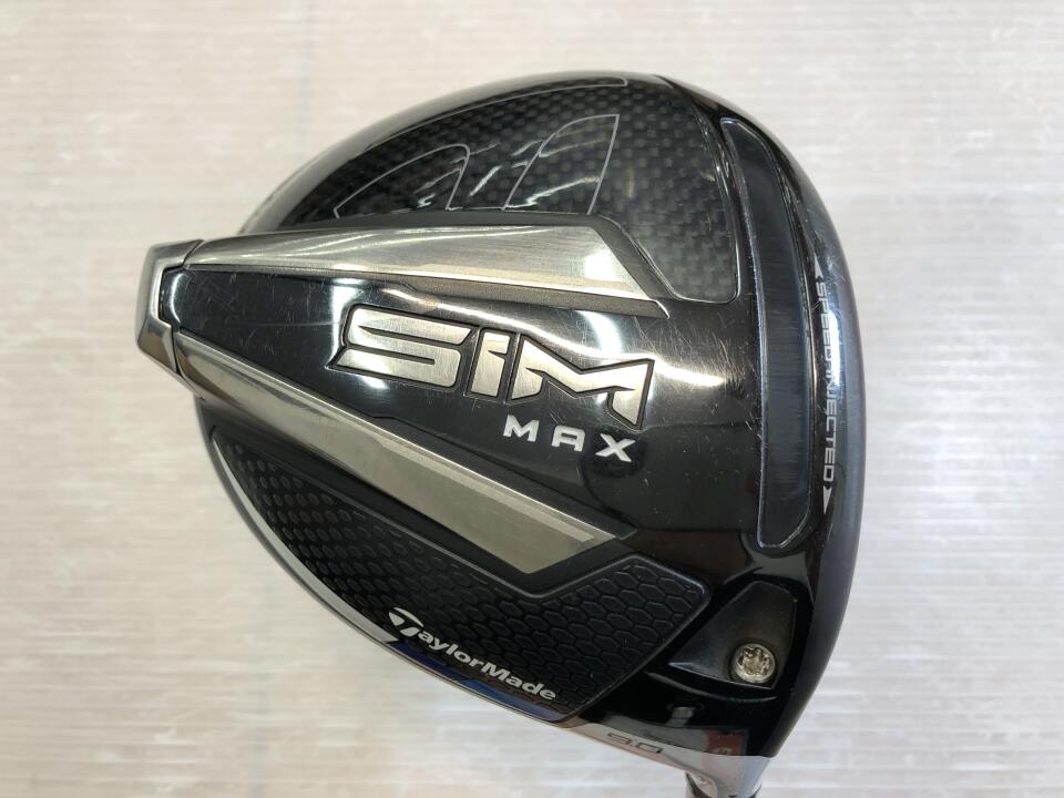 【中古】テーラーメイド SIM MAX ドライバー 9° Sフレックス 45.75インチ TENSEI BLUE TM50 Cランク 右利き用 Taylormade ゴルフクラブ シムマックス ゴルフドゥ ゴルフ用品 GOLF DO 中古ゴルフクラブ