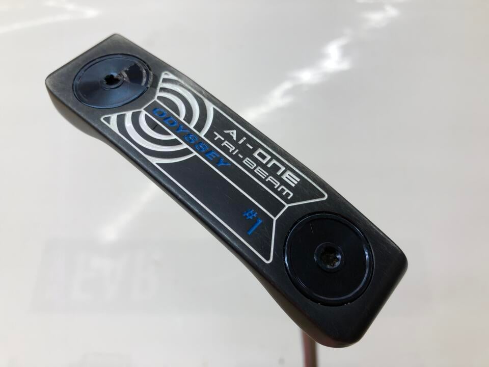 【中古】オデッセイ Ai-ONE TRI-BEAM #1 パター 34.0インチ オリジナルスチール Cランク 右利き用 ODYSSEY ゴルフクラブ ゴルフドゥ ゴルフ用品 GOLF DO 中古ゴルフクラブ