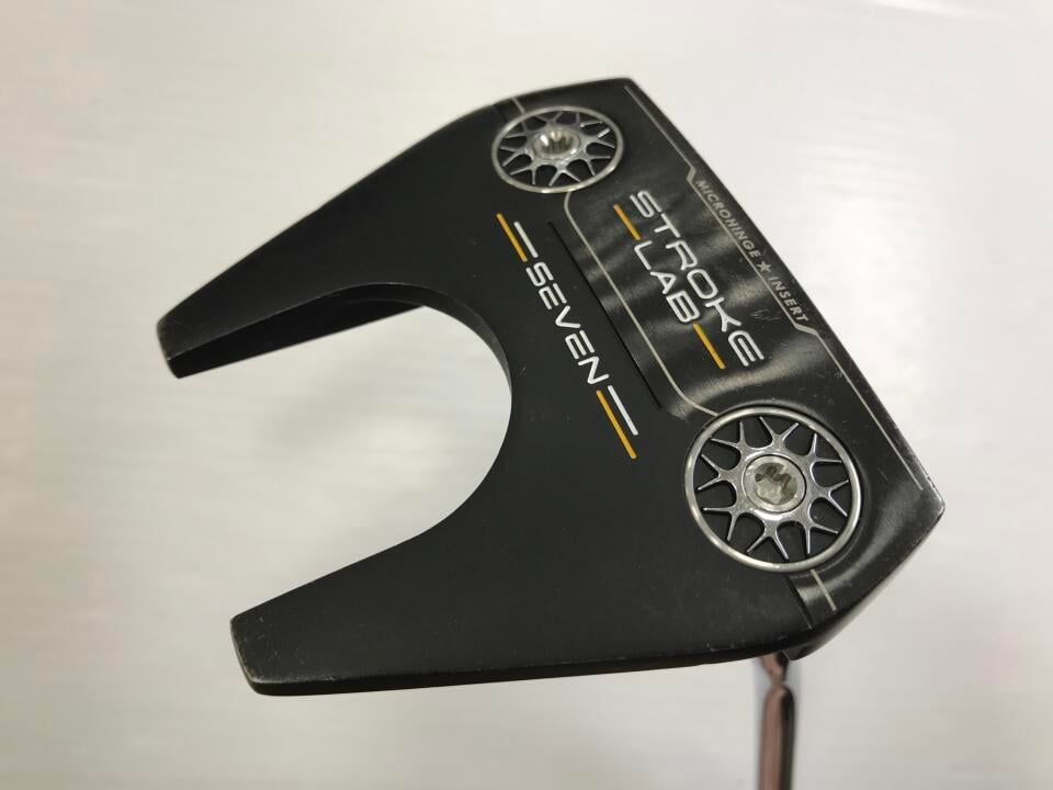 【中古】オデッセイ STROKE LAB BLACK SEVEN パター 34.0インチ ヘッドカバーあり STROKE LAB Dランク 右利き用 ODYSSEY ゴルフクラブ ゴルフドゥ ゴルフ用品 GOLF DO 中古ゴルフクラブ