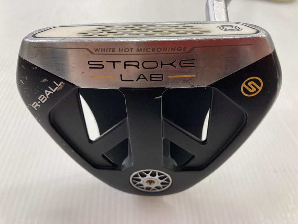 【中古】オデッセイ STROKE LAB R-BALL パター 34.0インチ ヘッドカバーあり オリジナルスチール Dランク 右利き用 ODYSSEY ゴルフクラブ ゴルフドゥ ゴルフ用品 GOLF DO 中古ゴルフクラブ