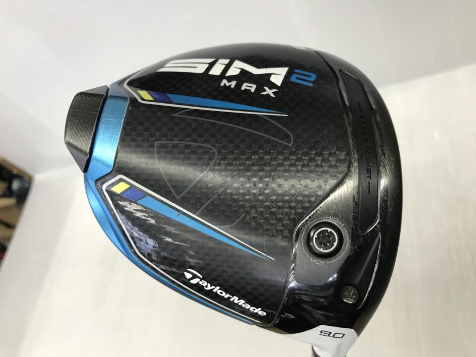 【中古】テーラーメイド SIM2 MAX ドライバー 9° Sフレックス 45.75インチ ヘッドカバーあり TENSEI BLUE TM50(SIM2) Cランク 右利き用 Taylormade ゴルフクラブ シム2マックス ゴルフドゥ ゴルフ用品 GOLF D