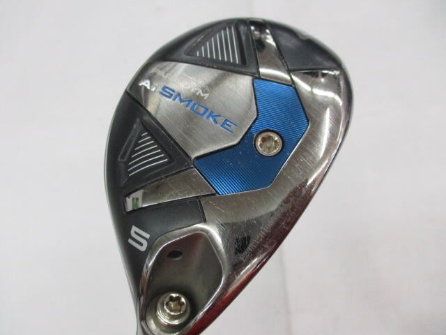 【中古】キャロウェイ PARADYM Ai SMOKE ユーティリティ 24° Sフレックス 39.25インチ ヘッドカバーあり DI　８５HVB リシャフト品 Cランク 右利き用 Callaway ゴルフクラブ パラダイムAiスモーク ゴル