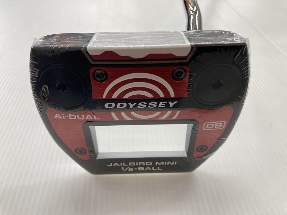 【中古】オデッセイ Ai-DUAL 1/2-BALL JAILBIRD MINI DB パター 34.0インチ ヘッドカバーあり オリジナルスチール Aランク 右利き用 ODYSSEY ゴルフクラブ ゴルフドゥ ゴルフ用品 GOLF DO 中古ゴルフクラブ 27,570円