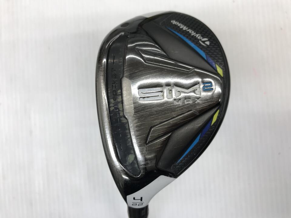 【中古】テーラーメイド SIM2 MAX ユーティリティ 22° Rフレックス 40.0インチ ヘッドカバーあり TENSEI BLUE TM60(SIM2) Dランク 左利き用 Taylormade ゴルフクラブ シム2マックス ゴルフドゥ ゴルフ用品