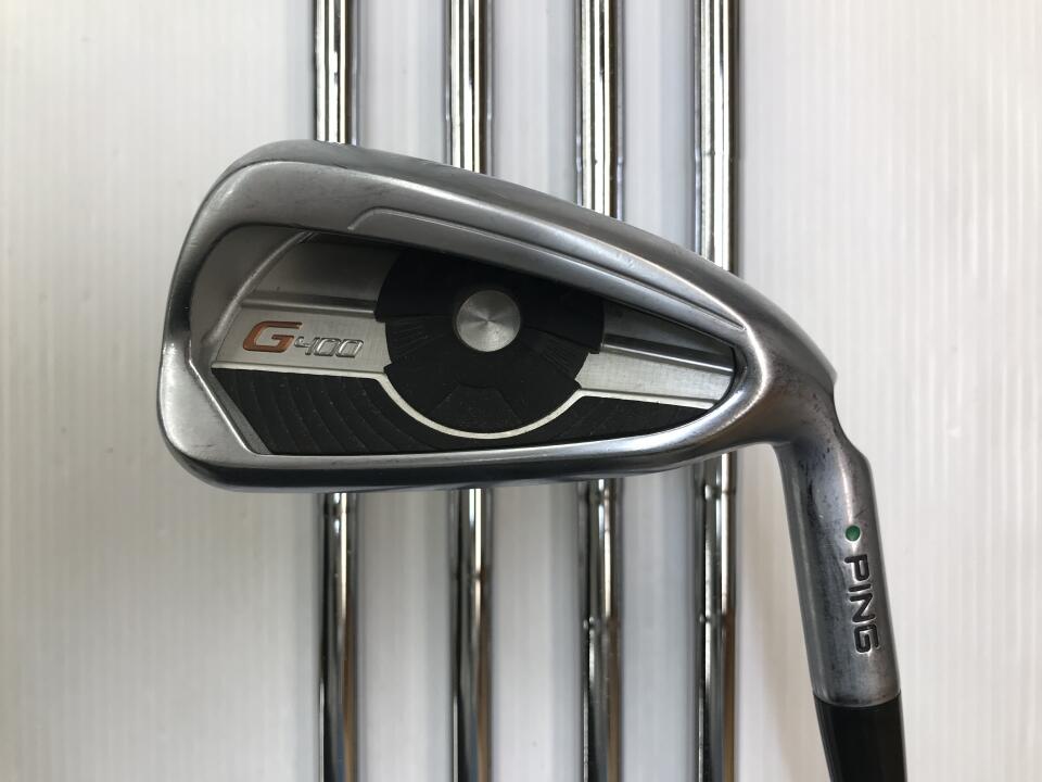 【中古】【訳あり】ピン G400 アイアンセット 26.5° S200フレックス 37.75インチ ダイナミックゴールド105 リシャフト品 Dランク 右利き用 PING ゴルフクラブ ゴルフドゥ ゴルフ用品 GOLF DO 中古ゴ