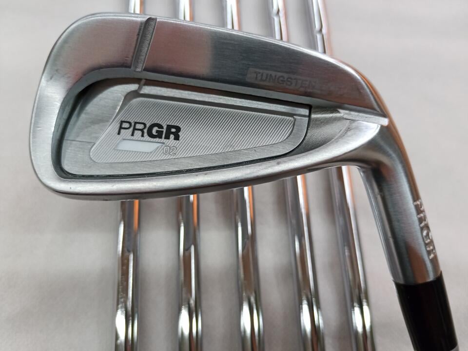 【中古】プロギア 02 IRON アイアンセット R300フレックス 37.5インチ ダイナミックゴールド 85 リシャフト品 Cランク 右利き用 PRGR ゴルフクラブ ゴルフドゥ ゴルフ用品 GOLF DO 中古ゴルフクラブ