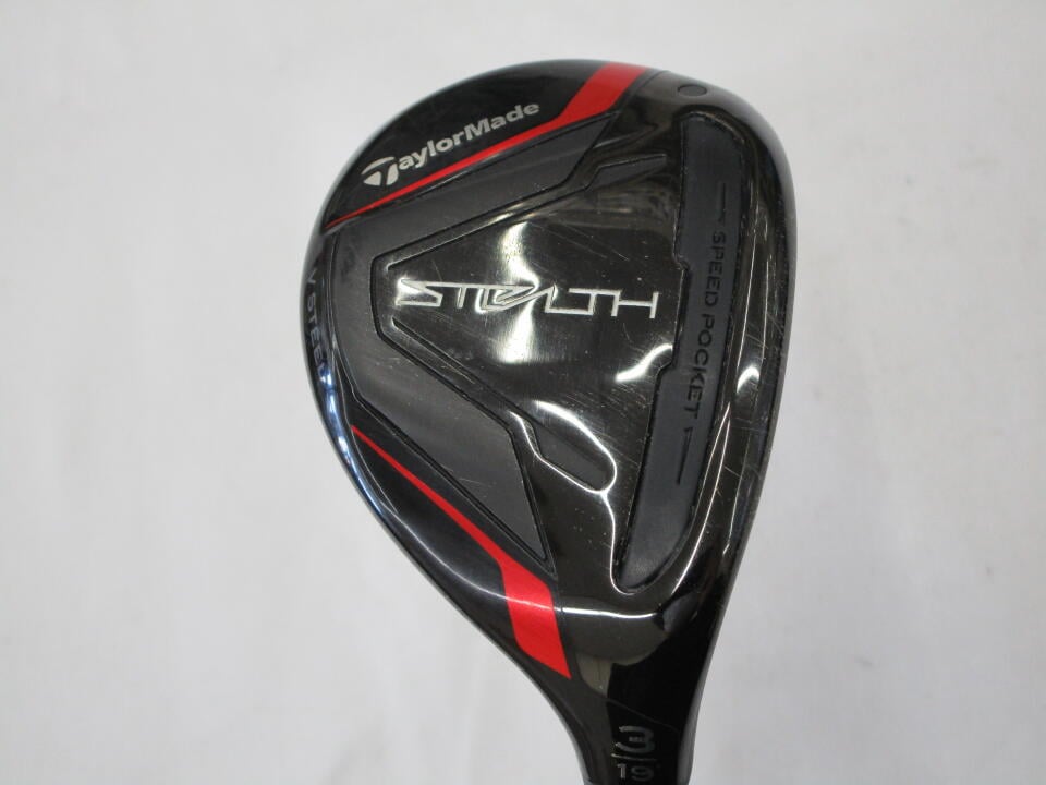 【中古】テーラーメイド STEALTH ユーティリティ 19° Sフレックス 40.25インチ ヘッドカバーあり TENSEI RED TM60 Dランク 右利き用 Taylormade ゴルフクラブ ステルス ゴルフドゥ ゴルフ用品 GOLF DO 中古