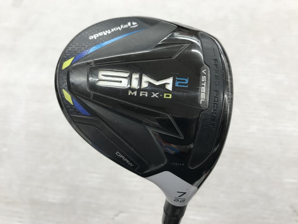 【中古】テーラーメイド SIM2 MAX-D フェアウェイウッド 7W 22° Xフレックス 42.25インチ ATTAS 6 6 リシャフト品 Dランク 右利き用 Taylormade ゴルフクラブ シム2マックスD ゴルフドゥ ゴルフ用品 GOLF D