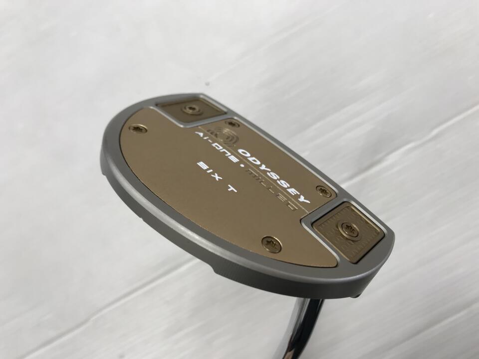 【中古】オデッセイ Ai-ONE MILLED SILVER SIX T パター 33.0インチ ヘッドカバーあり オリジナルスチール Bランク 右利き用 ODYSSEY ゴルフクラブ ゴルフドゥ ゴルフ用品 GOLF DO 中古ゴルフクラブ