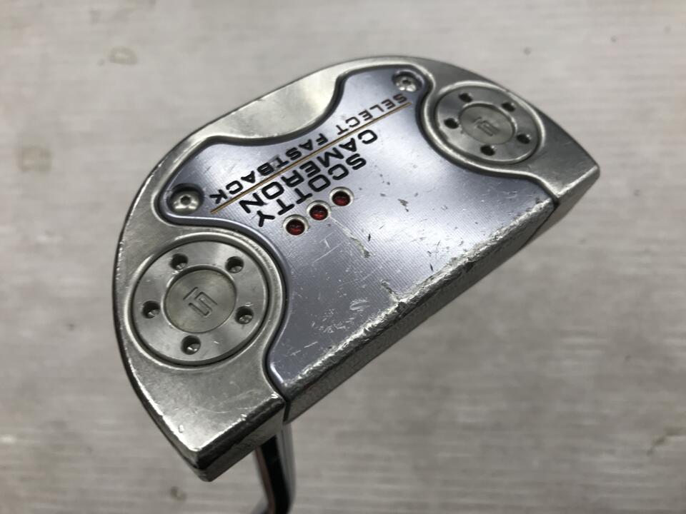 【中古】【訳あり】タイトリスト SC SELECT FASTBACK 2018 パター 34.0インチ ヘッドカバーあり オリジナルスチール Dランク 右利き用 Titleist ゴルフクラブ スコッティキャメロン セレクトファスト｜ゴルフ ドゥ 中古クラブ店