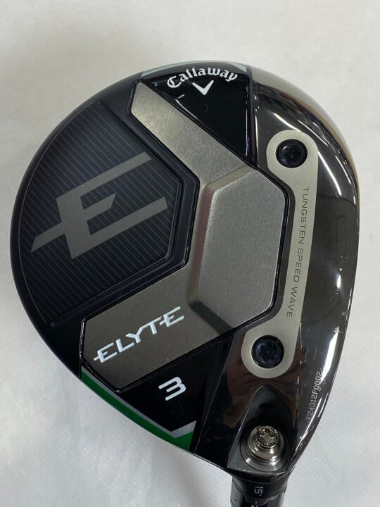【中古】キャロウェイ ELYTE フェアウェイウッド 3W 15° SRフレックス 42.75インチ ヘッドカバーあり VENTUS GREEN 5 for Callaway Bランク 右利き用 Callaway ゴルフクラブ エリート ゴルフドゥ ゴルフ用品