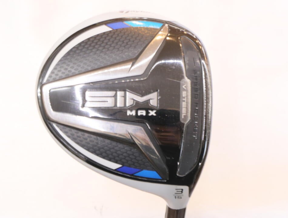 【中古】テーラーメイド SIM MAX フェアウェイウッド 3W 15° Rフレックス 43.25インチ TENSEI BLUE TM50 Cランク 右利き用 Taylormade ゴルフクラブ シムマックス ゴルフドゥ ゴルフ用品 GOLF DO 中古ゴルフ