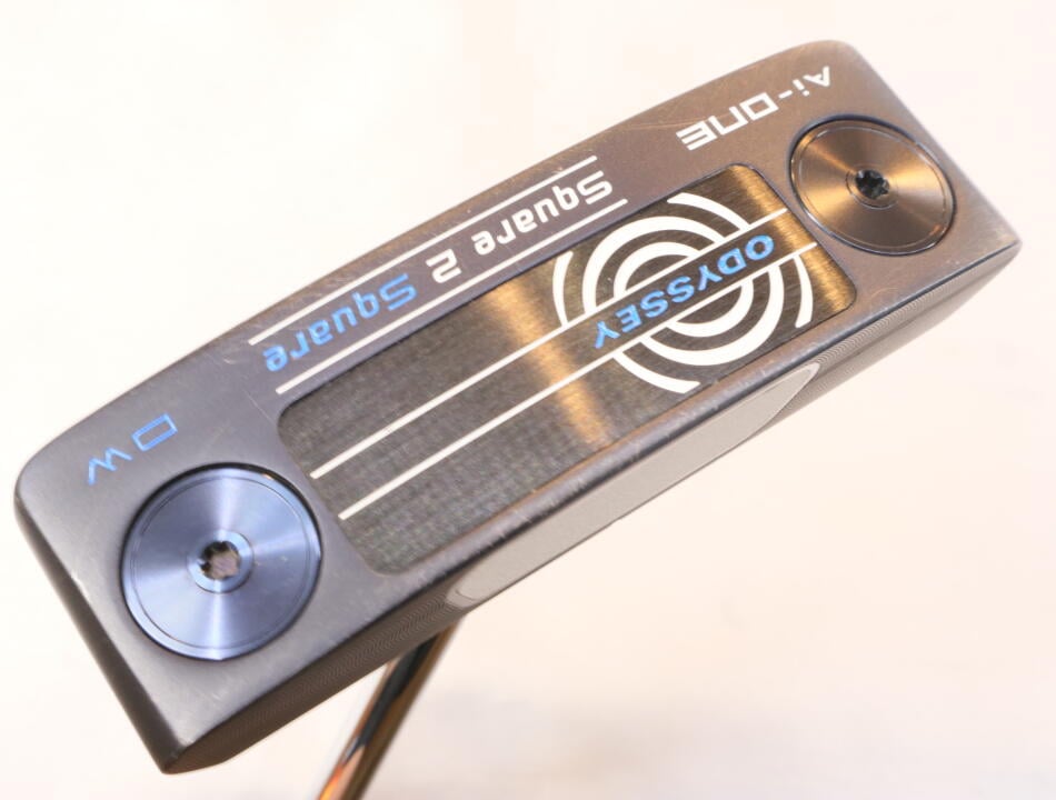 【中古】オデッセイ Ai-ONE Square 2 Square DOUBLE WIDE ZT パター 34.0インチ ヘッドカバーあり オリジナルスチール Cランク 右利き用 ODYSSEY ゴルフクラブ ゴルフドゥ ゴルフ用品 GOLF DO 中古ゴルフクラ