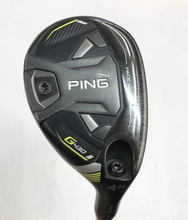 【中古】ピン G430 ユーティリティ 22° Sフレックス 39.5インチ ヘッドカバーあり TOUR ADDI-HYBRID 85 リシャフト品 Dランク 右利き用 PING ゴルフクラブ ゴルフドゥ ゴルフ用品 GOLF DO 中古ゴルフクラ