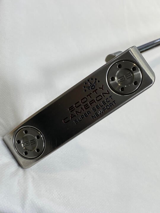 【中古】タイトリスト SC SUPER SELECT NEWPORT パター 34.0インチ オリジナルスチール Cランク 右利き用 Titleist ゴルフクラブ スコッティキャメロン スーパーセレクト ニューポート ゴルフドゥ ゴ