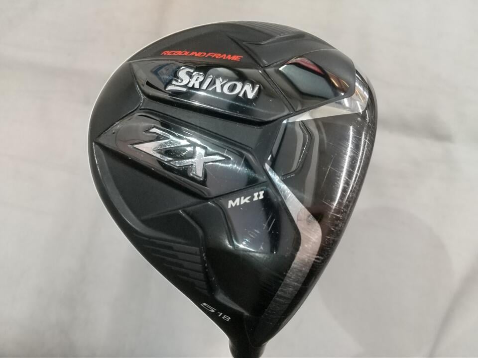 【中古】ダンロップ SRIXON ZX Mk2 フェアウェイウッド 5W 18° Sフレックス 42.5インチ ヘッドカバーあり SPEEDER NX GREEN 60 Cランク 右利き用 DUNLOP ゴルフクラブ スリクソンZX MX2 ゴルフドゥ ゴルフ用