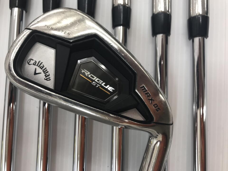 【中古】キャロウェイ ROGUE ST MAX OS アイアンセット S200フレックス 37.5インチ ダイナミックゴールド 95 Dランク 右利き用 Callaway ゴルフクラブ ローグSTマックスOS ゴルフドゥ ゴルフ用品 GOLF DO｜ゴルフ ドゥ 中古クラブ店