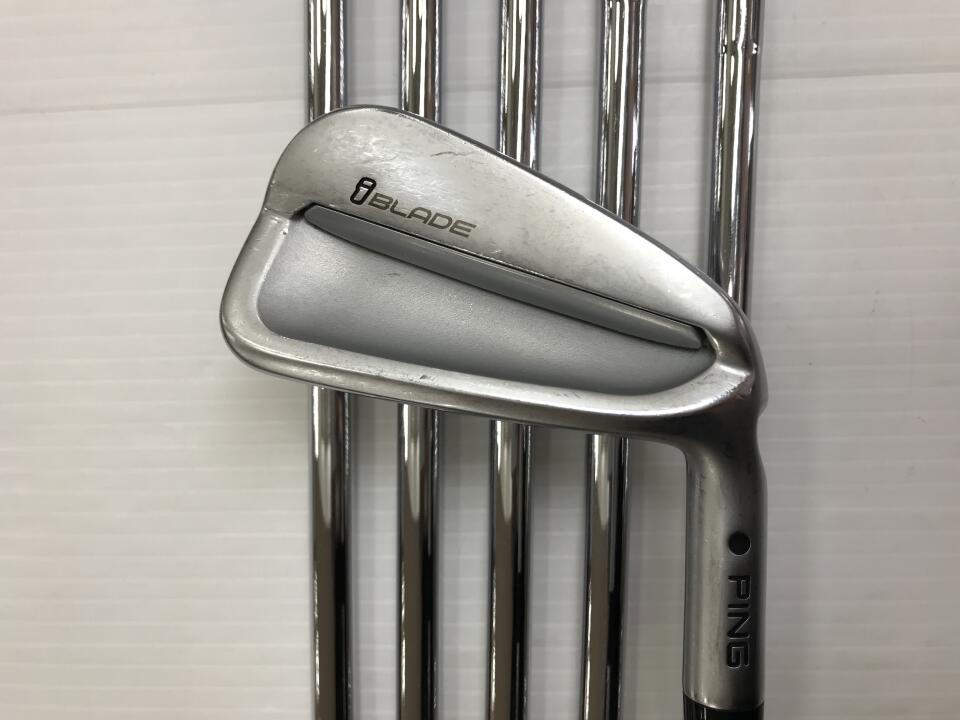 【中古】ピン i BLADE アイアンセット Sフレックス 38.0インチ AWT 2.0 ITE リシャフト品 Cランク 右利き用 PING ゴルフクラブ ゴルフドゥ ゴルフ用品 GOLF DO 中古ゴルフクラブ｜ゴルフ ドゥ 中古クラブ店