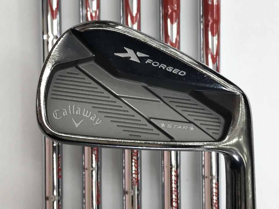 【中古】キャロウェイ X FORGED STAR SMOKE アイアンセット Sフレックス 38.0インチ NSプロ MODUS 3 TOUR 105 Cランク 右利き用 Callaway ゴルフクラブ エックスフォージドスタースモーク ゴルフドゥ ゴル