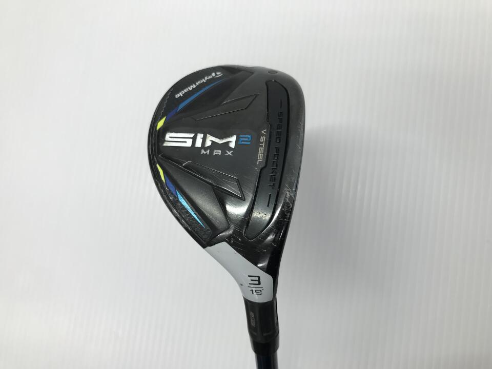 【中古】テーラーメイド SIM2 MAX ユーティリティ 19° Sフレックス 40.25インチ ヘッドカバーあり TENSEI BLUE TM60(SIM2) Dランク 右利き用 Taylormade ゴルフクラブ シム2マックス ゴルフドゥ ゴルフ用品