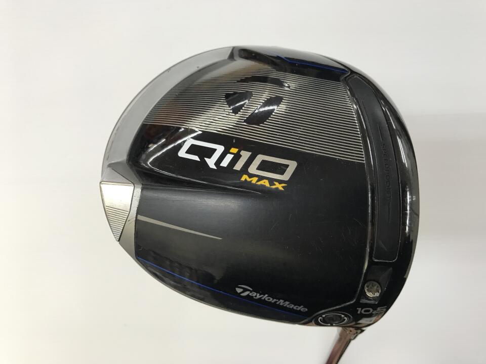 【中古】テーラーメイド Qi10 MAX ドライバー 10.5° Rフレックス 45.25インチ ヘッドカバーあり Diamana BLUE TM50 Cランク 右利き用 Taylormade ゴルフクラブ Qi10マックス ゴルフドゥ ゴルフ用品 GOLF DO 中