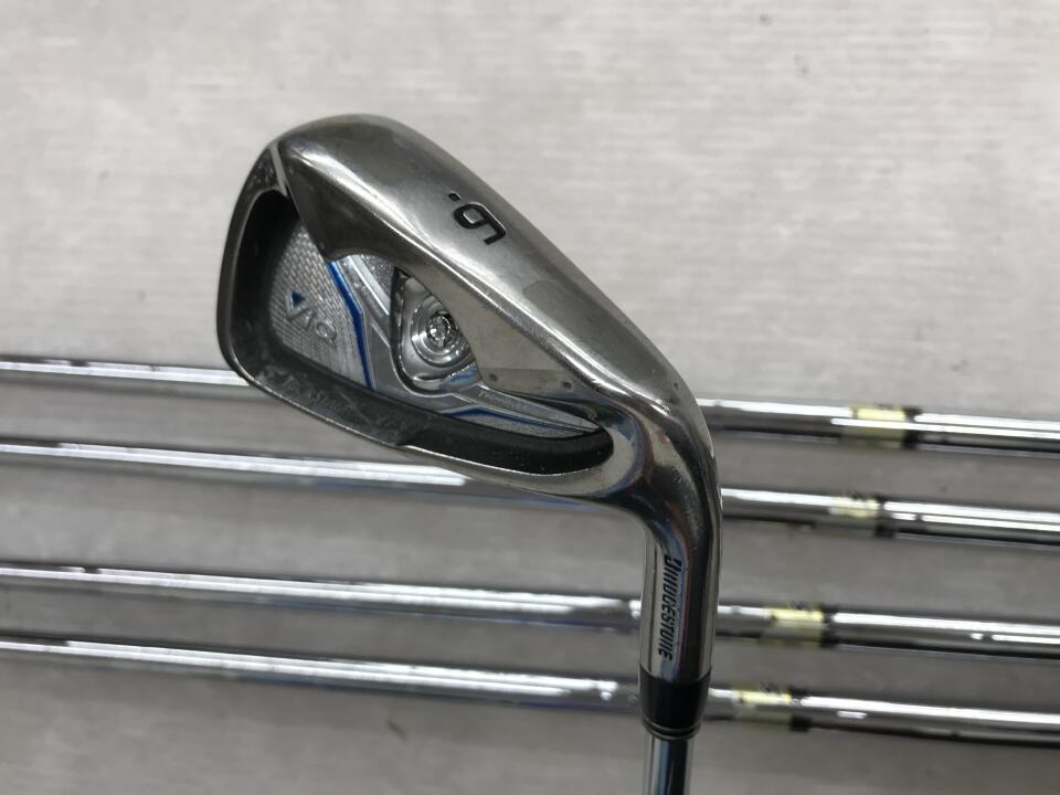 【中古】ブリヂストン ツアーステージ V-iQ (2010) アイアンセット 27° 37.5インチ GS 85 Dランク 右利き用 BRIDGESTONE ゴルフクラブ ゴルフドゥ ゴルフ用品 GOLF DO 中古ゴルフクラブ