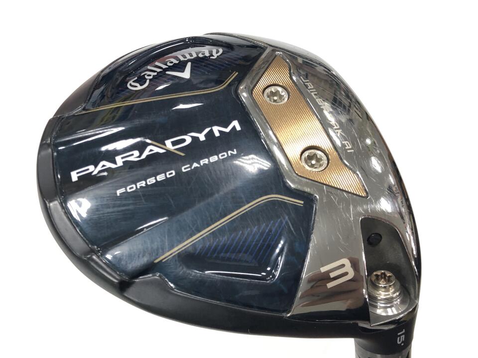 【中古】キャロウェイ PARADYM フェアウェイウッド 3W 15° Rフレックス 43.0インチ ヘッドカバーあり VENTUS TR 5 for Callaway Cランク 右利き用 Callaway ゴルフクラブ パラダイム ゴルフドゥ ゴルフ用品